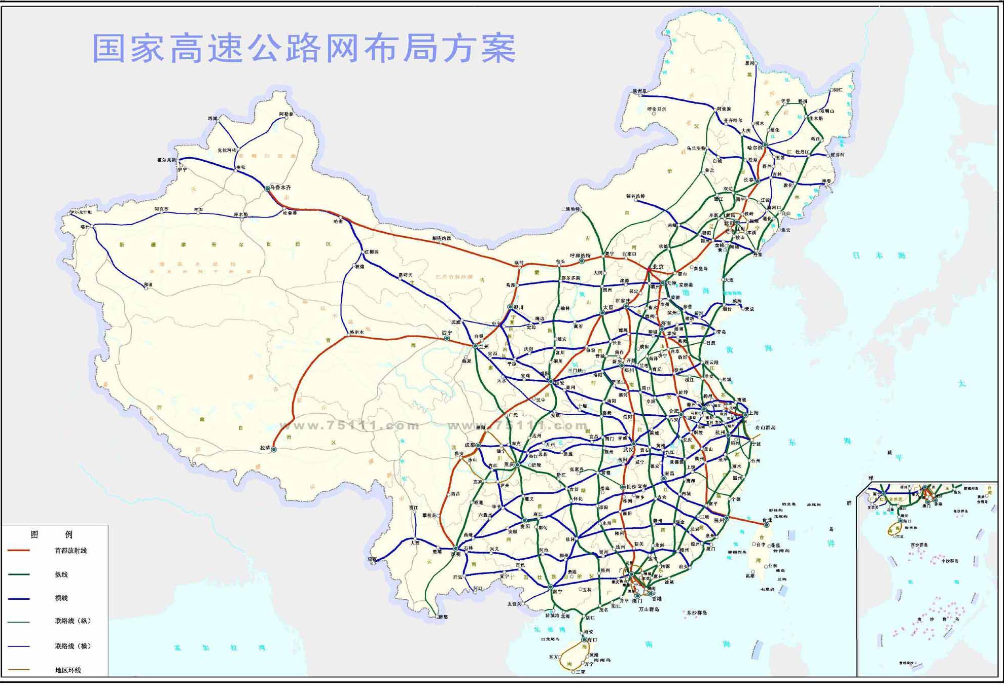 最新中國(guó)高速公路地圖概覽，中國(guó)高速公路最新地圖概覽